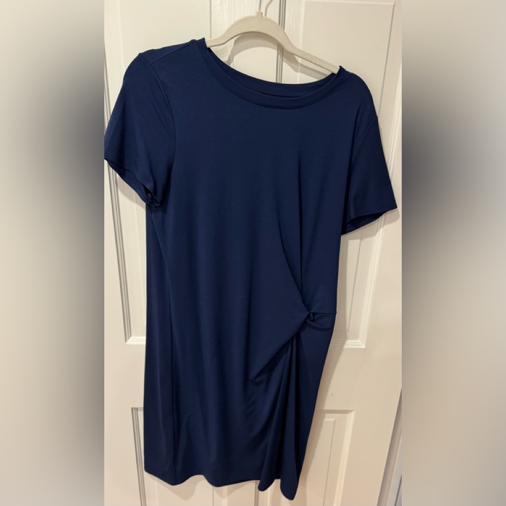 Banana Republic Dark Blue Short Sleeve dress